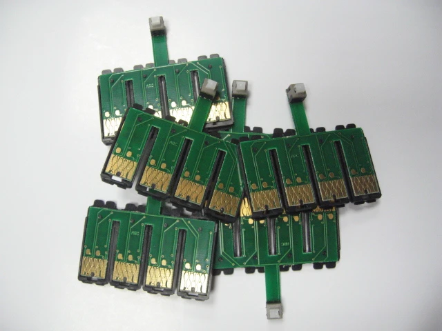 Set čipov za Epson D78/D92/S21/SX115/SX215/SX415 T0711 - T0714 z reset gumbom, Reset button chips for clp-300