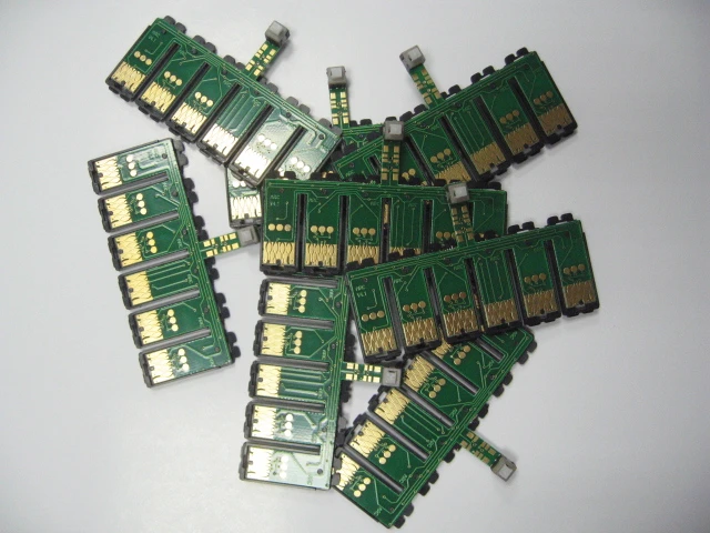 Set čipov za Epson R285/R265/P50/PX810/PX710 T0801 - T0806 z reset gumbom, chips with reset button,t0801,t0802,t0803