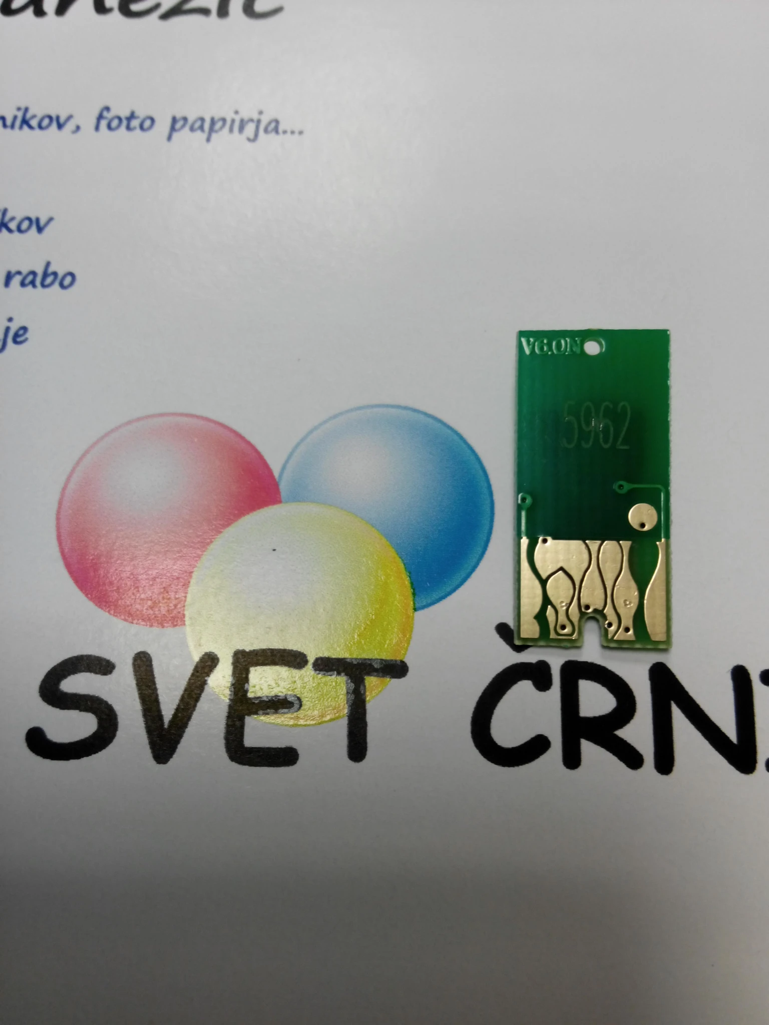 Set čipov za ploterje Epson Stylus Pro 7700/7900 (T5961-T5964,T5968), set čipov za ploterje