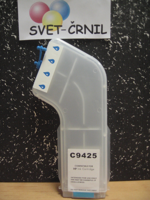 Večna kaseta L za HP 85 Cyan XXL polnjenje z auto reset čipom, C4925A