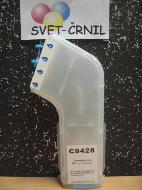 Večna kaseta L za HP 85 Light Cyan XXL polnjenje z auto reset čipom, C4928A