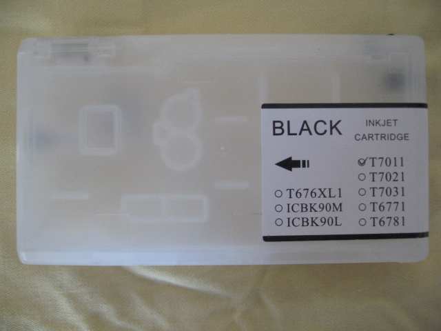 Večna prozorna kartuša Black 100mL za Epson WorkForce 4515DN/4525DNF/4535DWF/4545DTWF/WP-4015DN/WP-4025DW , C13T70144010,C13T70134010,C13T70124010,C13T70114010