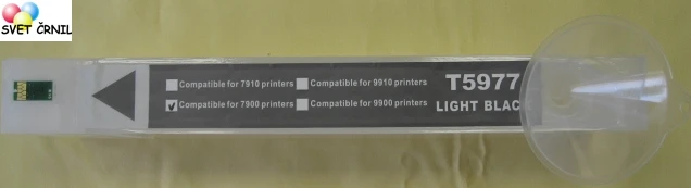 Večna prozorna kartuša Light Black T5977 za Epson Stylus PRO 7700/7900/7910/9710 300mL, 7700,7900,7910,7710