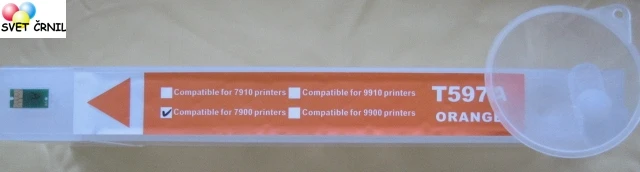 Večna prozorna kartuša Orange T597A za Epson Stylus PRO 7700/7900/7910/9710 300mL, 7700,7900,7910,7710