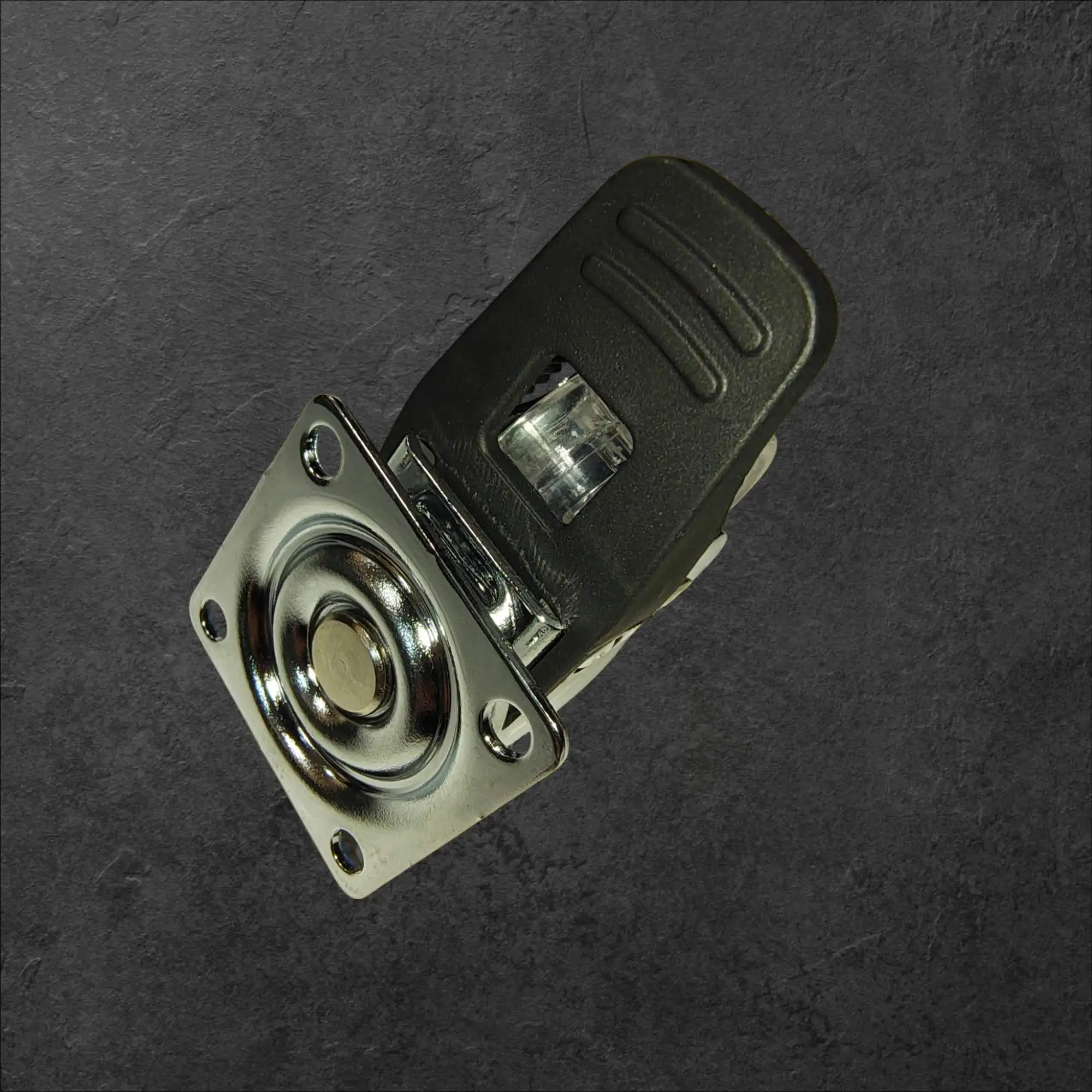 Vrtljiva kolesa 50mm prozorna guma chroma ohišje z zavoro, Vrtljiva kolesa 50mm, chrome kolesa, kolesa z zavoro, prozorna PU guma, kolesa za pohištvo, tiha kolesa, kolesa za pisarniške stole, izdelano v EU kolesa, trpežna kolesa