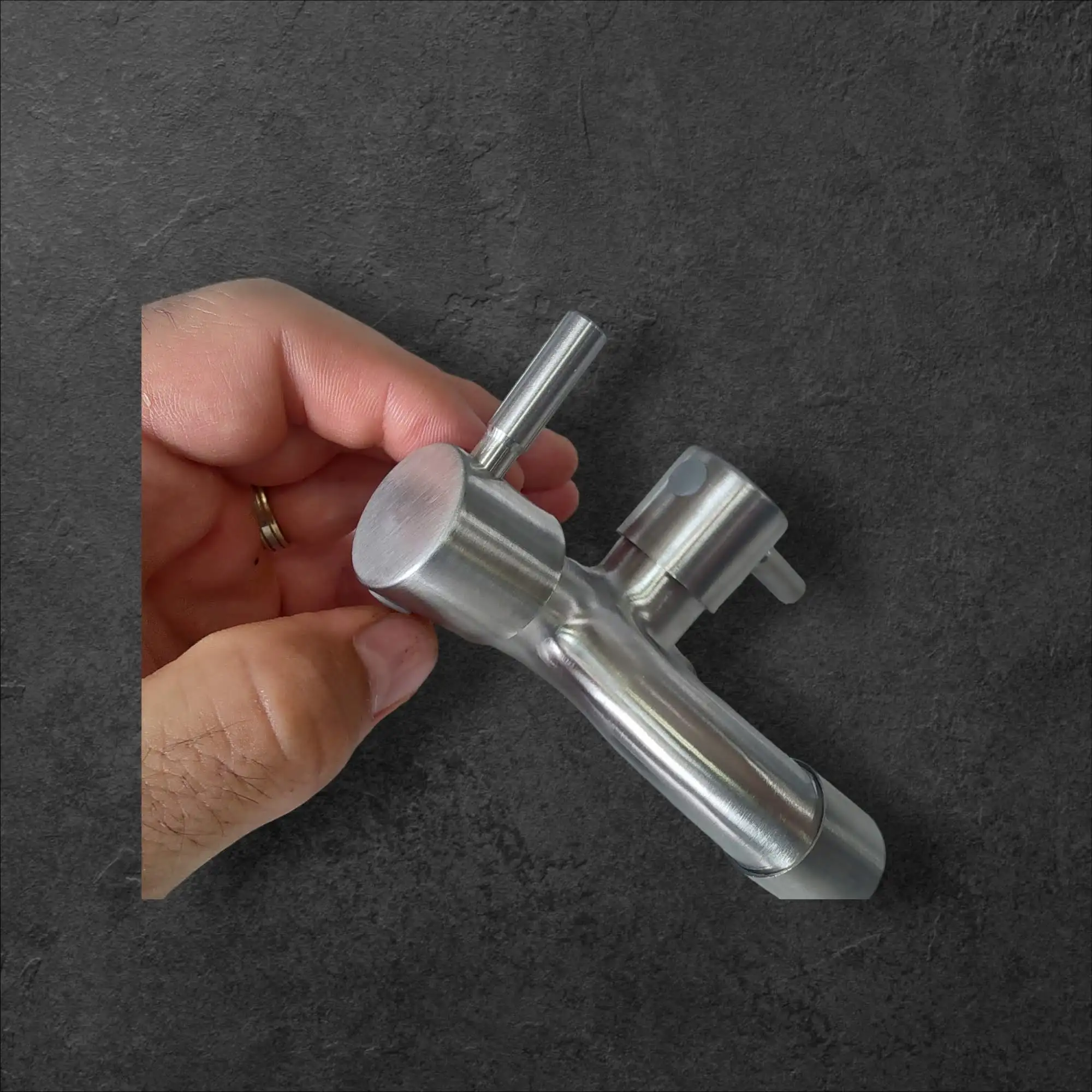 Vrtna pipa z dvema priklopoma nerjaveče jeklo 1/2 BSP SS304, vrtna pipa, dva priklopa, nerjaveče jeklo, 1/2 BSP, SS304, enostaven priklop, ugodno, prihranek, Ljubljana, lokalno