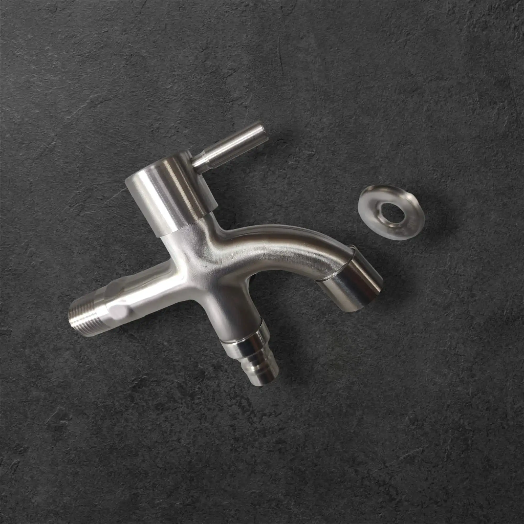 Vrtna pipa z dvema priklopoma nerjaveče jeklo 1/2 BSP SS304, vrtna pipa, dva priklopa, nerjaveče jeklo, 1/2 BSP, SS304, enostaven priklop, ugodno, prihranek, Ljubljana, lokalno