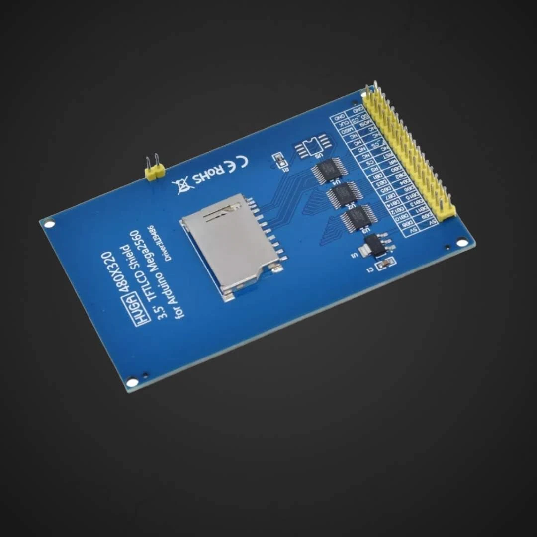 Zaslon LCD 9cm UHD 320x480 pixlov za MEGA2560 in SD vhodom, lcd,zaslon,UHD,svga,16bit,arduino,sd,memorycard,8266,espressif,robot,avtomatizacija,diy,research,development,inovacija,digitalizacija,hobi,izzum