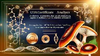 COA certifikat analize za Ganoderma Reishi spore