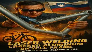 varjenje aluminija,lasersko varjenje aluminijastih okvirjev,popravilo aluminijastega okvirja,kako zavariti počen aluminijasti okvir,varjenje kolesarskega okvirja,lasersko varjenje v dušikovi atmosferi,MIG in TIG pregrevanje aluminija,čisti vari bre