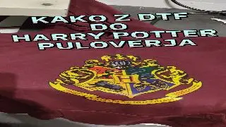 Za prijateljico tiskam pulover HARRY POTTER